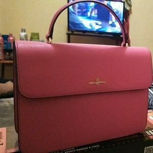 Karl Lagerfeld Pink Purse